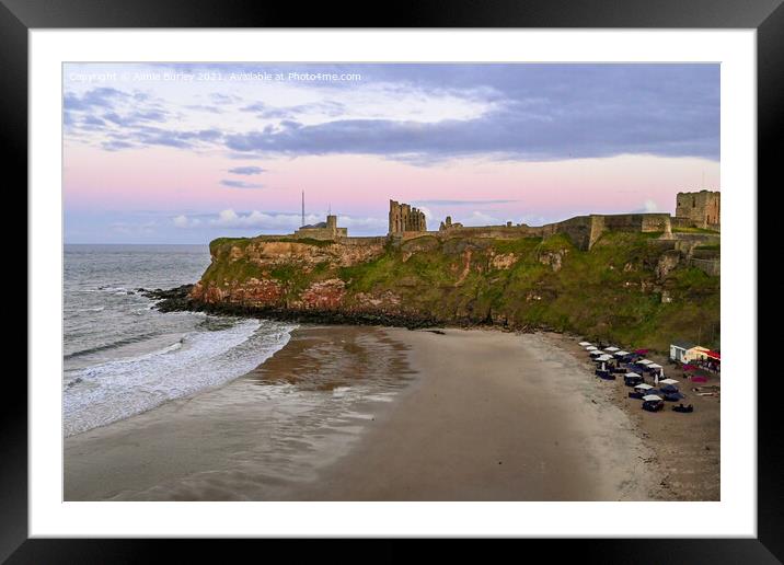 Tynemouth at dusk  Framed Mounted Print by Aimie Burley