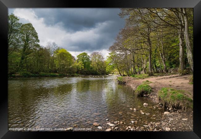 River Swale at Richmond Framed Print by Kevin Smith