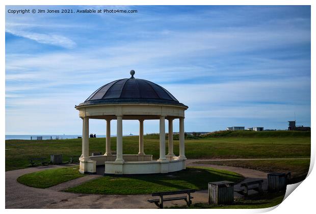 The old Blyth Bandstand Print by Jim Jones