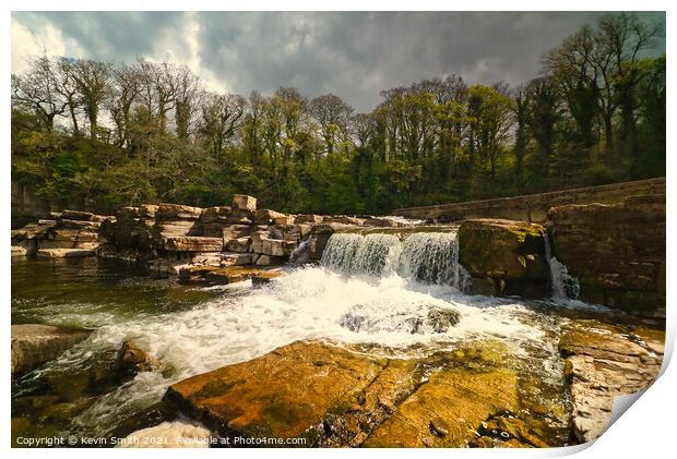 Richmond Falls Yorkshire Print by Kevin Smith