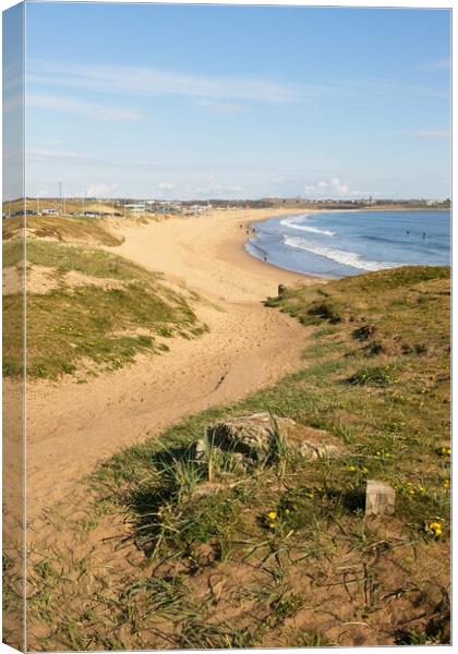 Sandhaven Beach, South Shields Canvas Print by Rob Cole