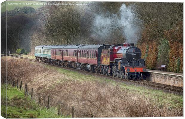 The Crab Steam Train Canvas Print by Colin Daniels