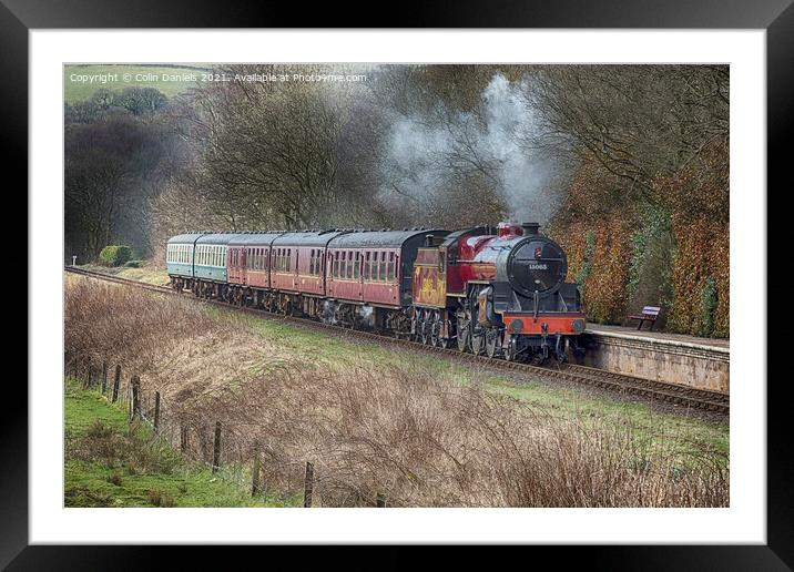The Crab Steam Train Framed Mounted Print by Colin Daniels