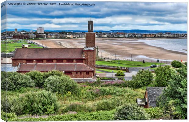 Ardrossan View Canvas Print by Valerie Paterson