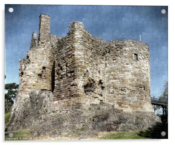 dirleton castle   Acrylic by dale rys (LP)