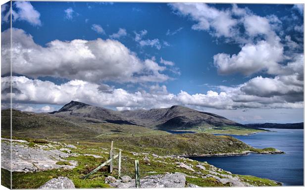 Isle of Harris Mountains Canvas Print by Jacqi Elmslie