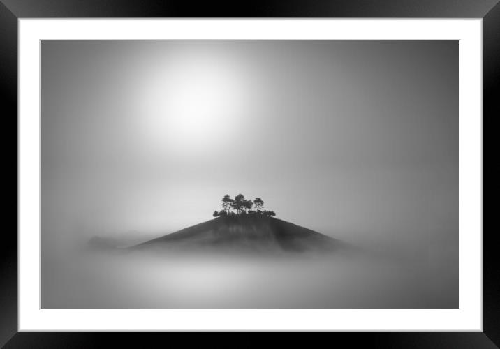 Colmer's Metallic Mists B&W Framed Mounted Print by David Neighbour
