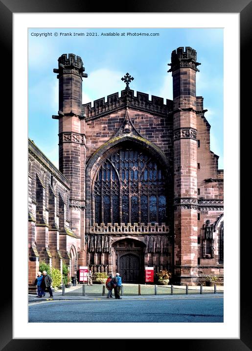Chester Cathedral Framed Mounted Print by Frank Irwin