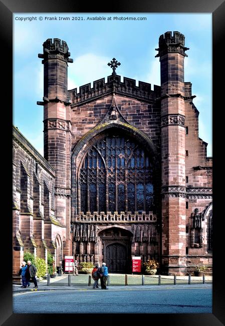 Chester Cathedral Framed Print by Frank Irwin