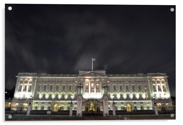 Buckingham Palace London Acrylic by Louise Wilden