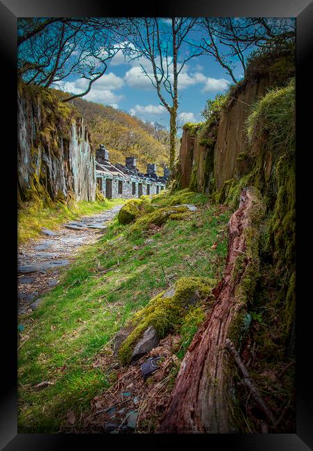 Discover The Ruins of Dinorwic Quarry Framed Print by Darren Wilkes