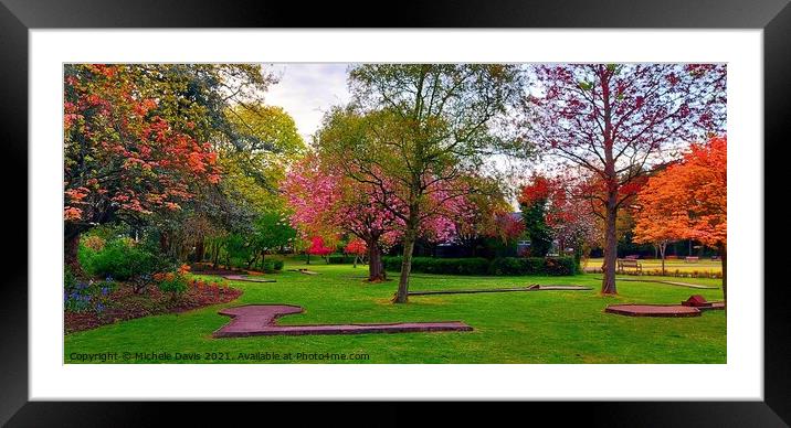 Spring in Lowther Gardens Framed Mounted Print by Michele Davis
