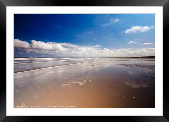 Sand and Blue Sky May Day  Sutton-on-Sea Framed Mounted Print by That Foto