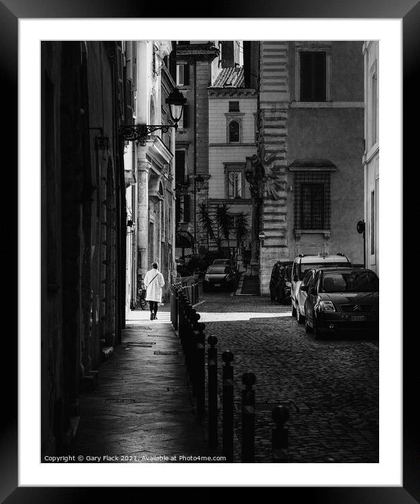 Rome Italy Chic street view Framed Mounted Print by That Foto