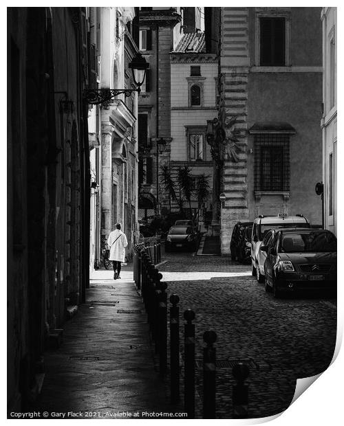 Rome Italy Chic street view Print by That Foto
