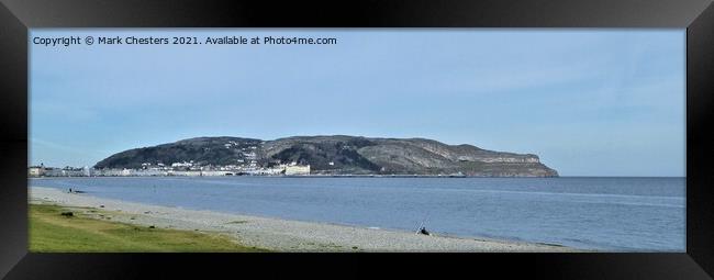 Great orme, llandudno Framed Print by Mark Chesters
