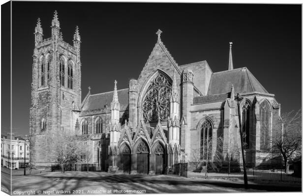 All Saints, Leamington Spa Canvas Print by Nigel Wilkins