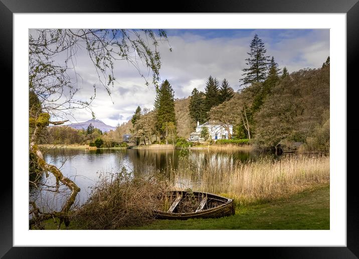 Loch ard Framed Mounted Print by chris smith