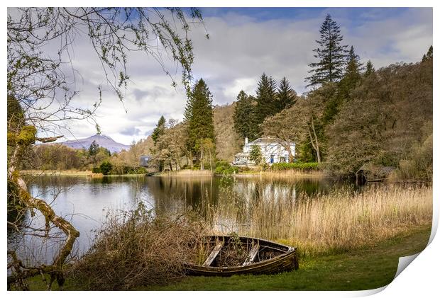 Loch ard Print by chris smith