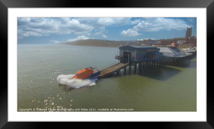 RNLI Lifeboat Framed Mounted Print by Graeme Taplin Landscape Photography
