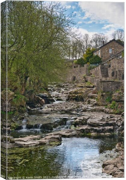 Gayle beck in Hawes Wensleydale Canvas Print by Kevin Smith