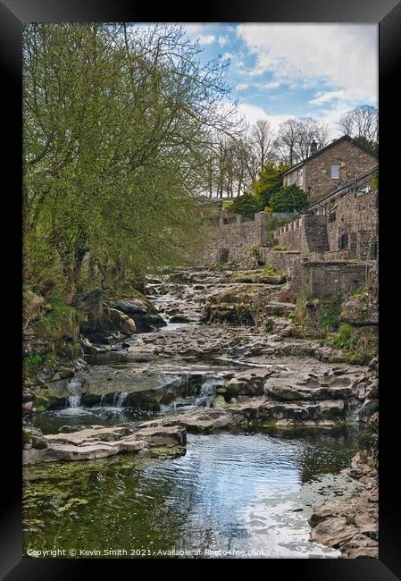 Gayle beck in Hawes Wensleydale Framed Print by Kevin Smith