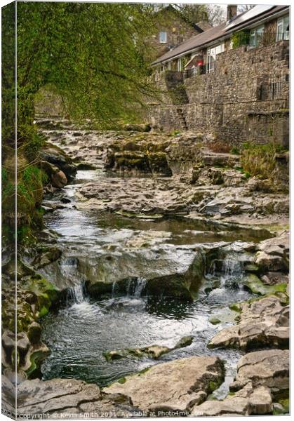 Hawes Gayle Beck Canvas Print by Kevin Smith