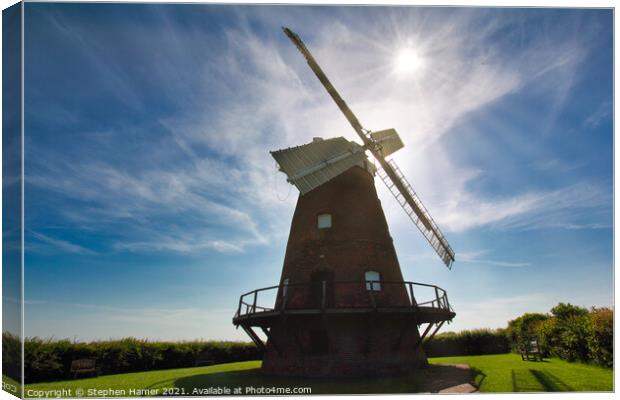 Thaxted Windmill Canvas Print by Stephen Hamer