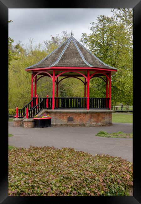 The band stand Framed Print by Clive Wells