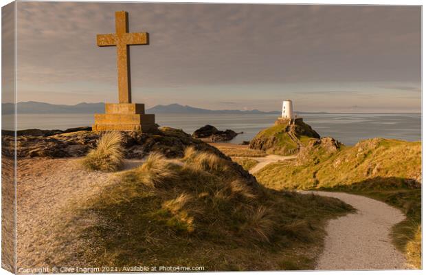 Mystical Dawn on Llandwyn Island Canvas Print by Clive Ingram