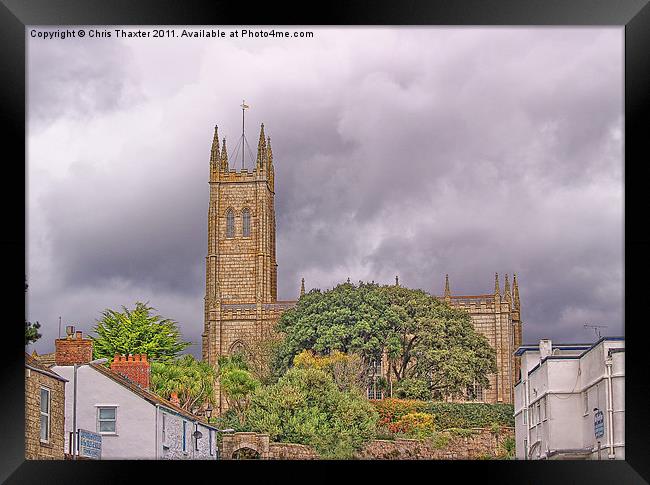 St Mary's Church Penzance Framed Print by Chris Thaxter