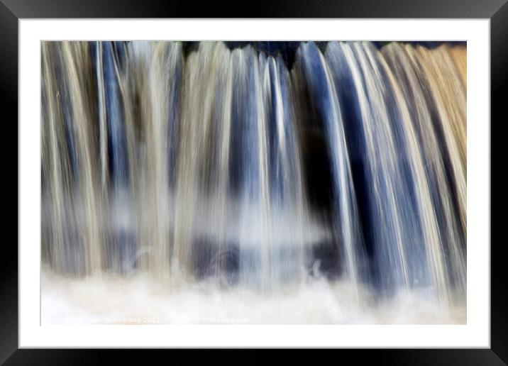 Waterfall in Hull Pot Beck Horton in Ribblesdale Framed Mounted Print by Mark Sunderland