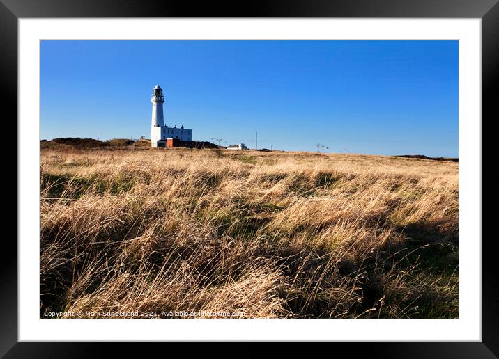 Flamborough Head Lighthouse Framed Mounted Print by Mark Sunderland