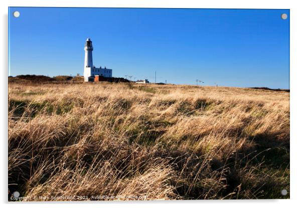 Flamborough Head Lighthouse Acrylic by Mark Sunderland