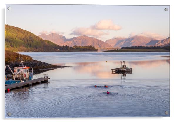 loch leven Acrylic by chris smith