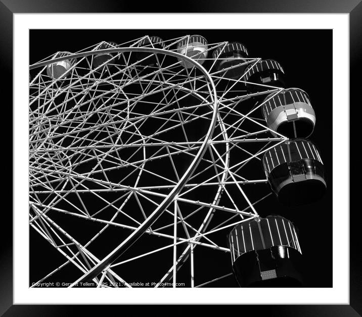 Ferris Wheel, Luna Park, Sydney, Australia Framed Mounted Print by Geraint Tellem ARPS