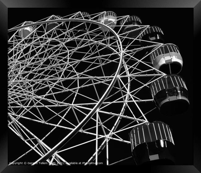 Ferris Wheel, Luna Park, Sydney, Australia Framed Print by Geraint Tellem ARPS