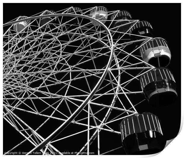 Ferris Wheel, Luna Park, Sydney, Australia Print by Geraint Tellem ARPS