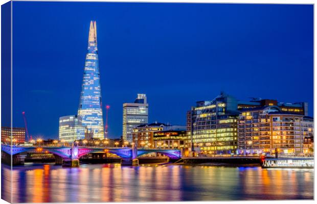 The Shard London Canvas Print by peter tachauer