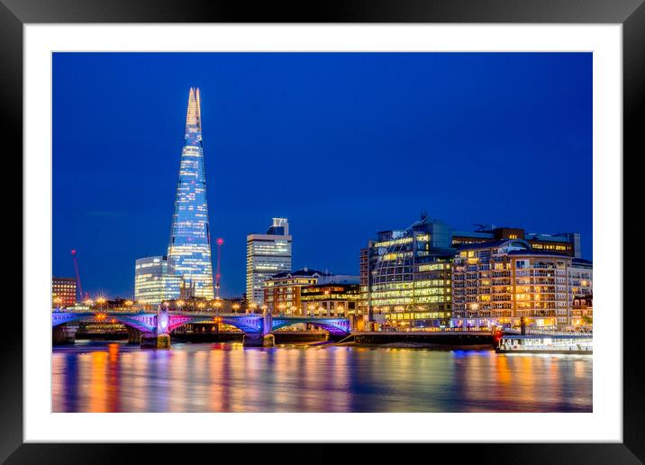 The Shard London Framed Mounted Print by peter tachauer