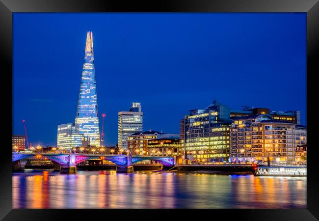 The Shard London Framed Print by peter tachauer
