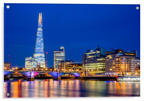 The Shard London Acrylic by peter tachauer