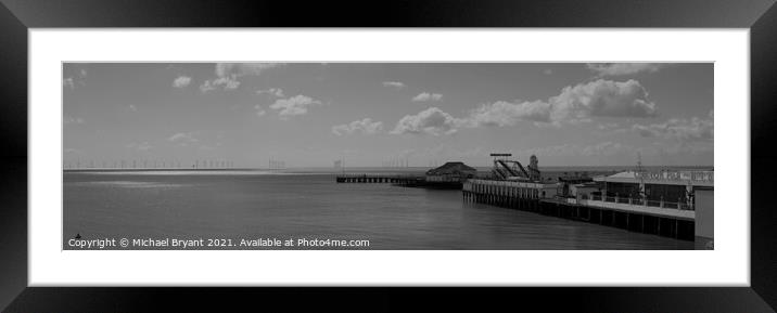 clacton pier Framed Mounted Print by Michael bryant Tiptopimage