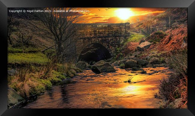Cutthroat Bridge #2 Framed Print by Nigel Hatton