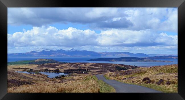 Fairlie Moor Road view over islands Framed Print by Allan Durward Photography