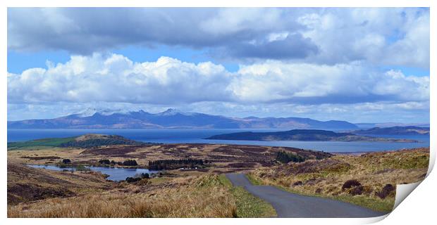 Fairlie Moor Road view over islands Print by Allan Durward Photography