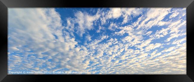 Sky cloud Framed Print by Kevin Hellon