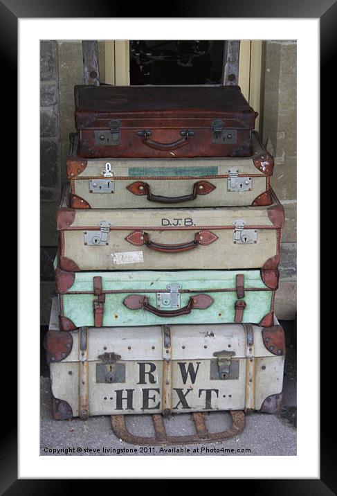 all packed.. ready to go Framed Mounted Print by steve livingstone