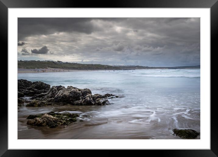 Godrevy Lighthouse Framed Mounted Print by chris smith