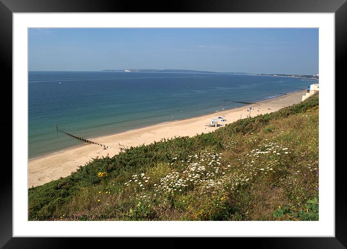 Bournemouth Beaches Framed Mounted Print by Chris Day